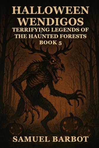 Couverture de Halloween Wendigos: Terrifying Legends of the Haunted Forests - Book 5