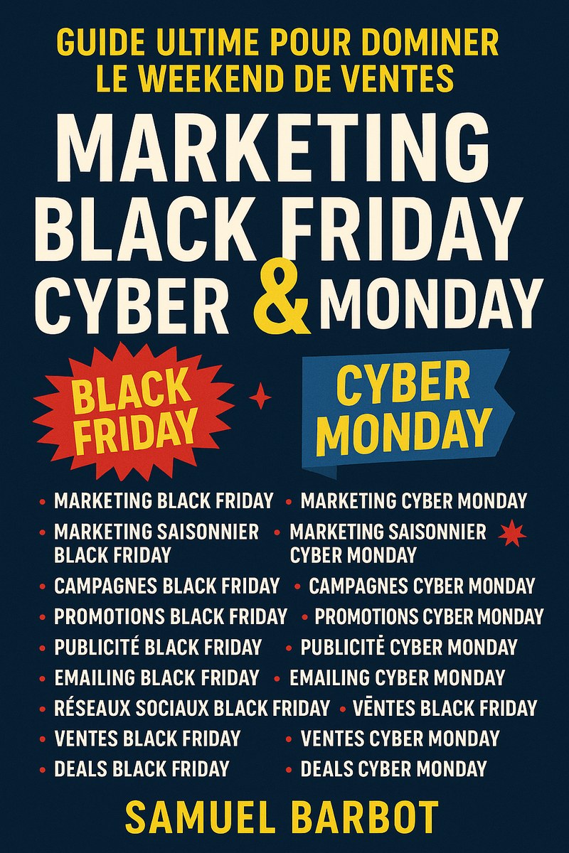 Couverture de Marketing Black Friday et Cyber Monday